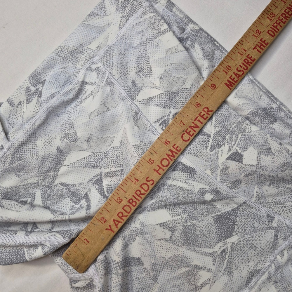Lululemon Speed Up Tight Womens 8 White Grey Abstract Luxtreme Running Leggings - Picture 12 of 12